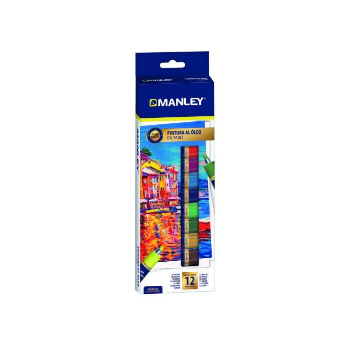 Estuche Pintura Al Oleo 12 X 12Ml Manley MOP00012