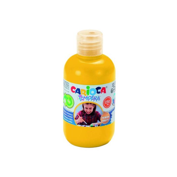 Botella Tempera 250 Ml. Amarillo Carioca 40424/03