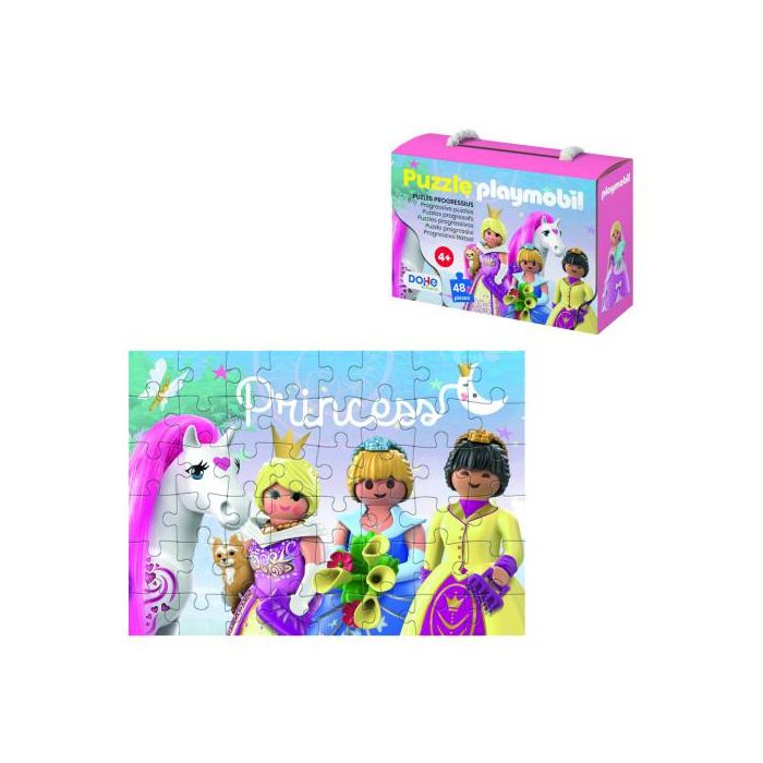 Caja de Puzzle - 48 Piezas - Playmobil - Modelo Princess Dohe 65014