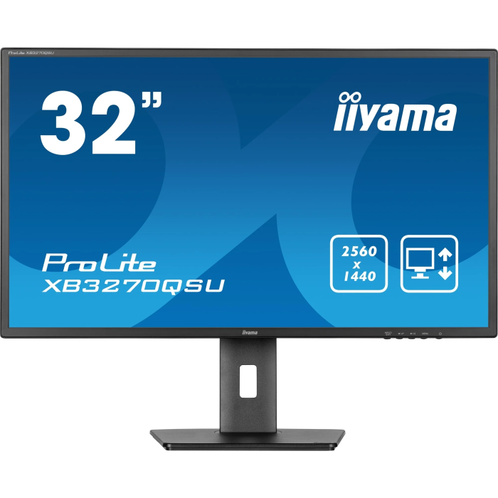 Monitor Iiyama 32", Panel Ips, 1Hdmi, 1Dp, 3X3.2, 100Hz ,3Ms, Reductor de Luz, Regulable Altura, 1