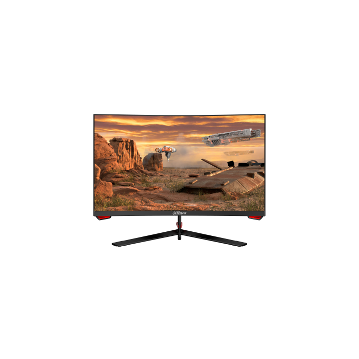 (Dhi-Lm24-E230C-A5-V2) Dahua Monitor Gaming Curvo 24" Fhd Eled / 1920*1080 / 300Cd/M2 / 165Hz / H178/V178 / Wide Color Gamut / Hdmi×2 / Dp / Audio Out