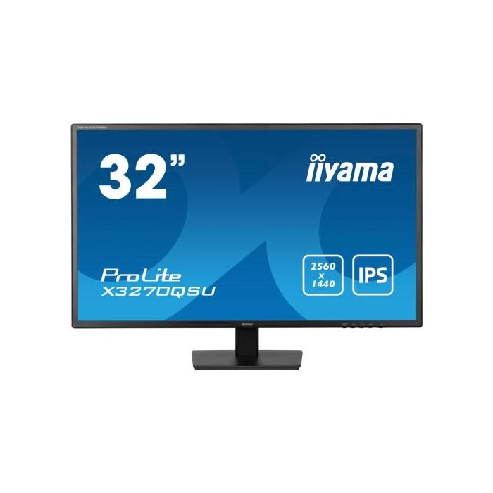 Monitor Iiyama 32", Panel Ips 1Hdmi, 1Dp, 3X3.2, 100Hz, Altavoces, Salida para Auriculares,100Hz, 3Ms, 5