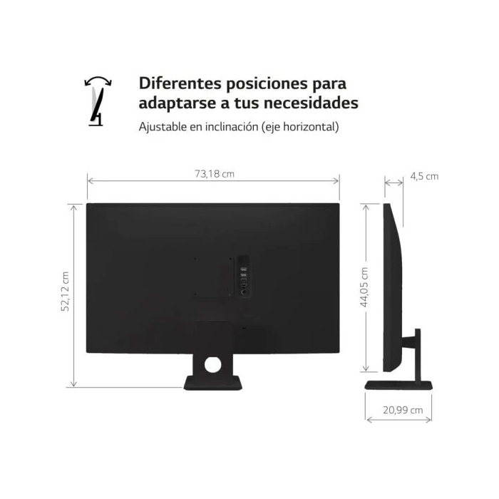 LG MONITOR 31.5", 1920 x 1080 (FHD) IPS, HDR10, 8MS, 60HZ 1