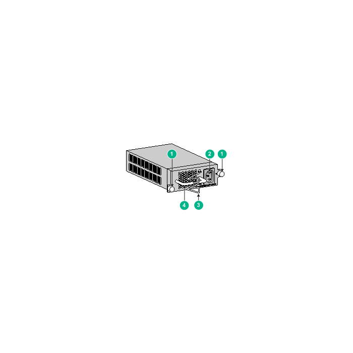 H3C - Psr75-12A-Gl - 75W Ac Pluggable Power Supply Module