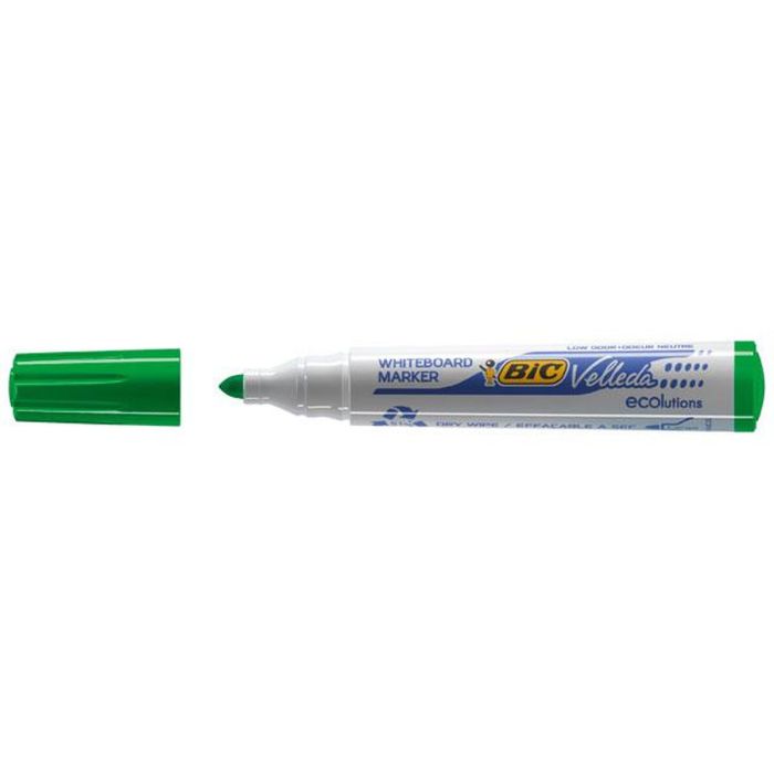 Rotuladores de tiza líquida Bic Velleda Ecolutions 1701 Verde (12 Piezas) 2