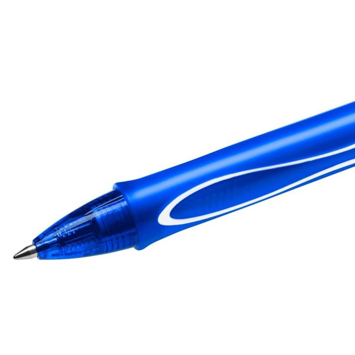 Bolígrafo de gel Bic Gel-Ocity 0,7 mm Azul (12 Unidades) 2