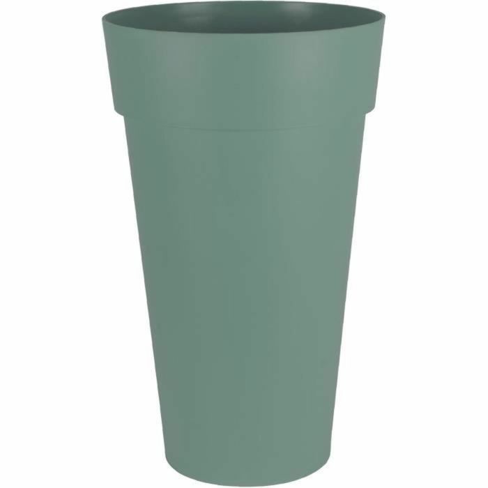 Maceta EDA Florero alto XXL TOSCANA Ø 48 cm - Volumen 90 L - Ø 48 x A.80 cm - Verde laurel