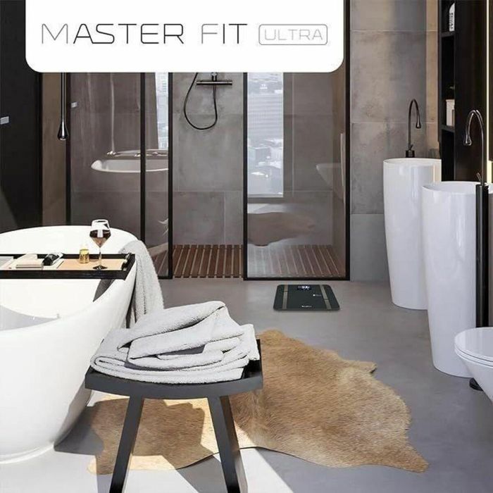 Báscula Digital de Baño Terraillon Master Fit Ultra Gris Vidrio 180 kg 1