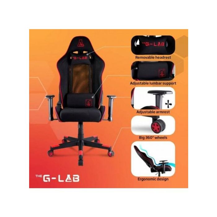 THE G-LAB Gaming Chair Ergonomic-Size XL - Red (Ks-Oxygen-XL-Red) 1