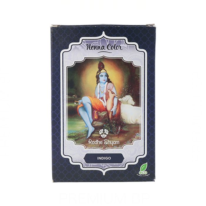 Coloración Semipermanente Henna Radhe Shyam Shyam Henna Indigo (100 g)
