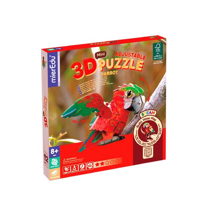 Mini Puzzle 3D Loro Me4115 Mieredu 2