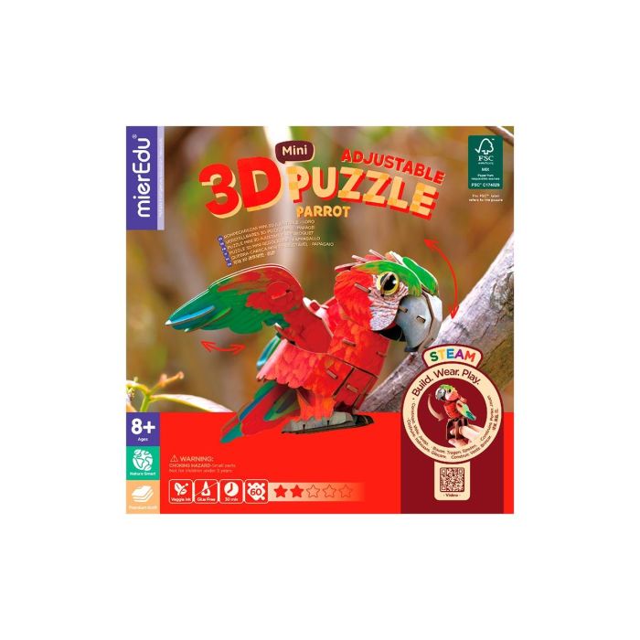 Mini Puzzle 3D Loro Me4115 Mieredu 3