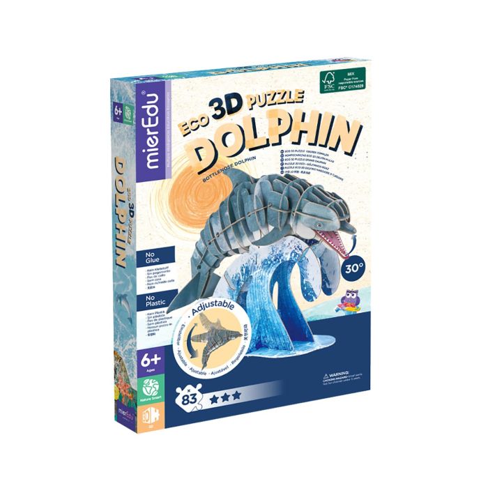 Eco Puzle 3D Delfín Me4223 Mieredu 1