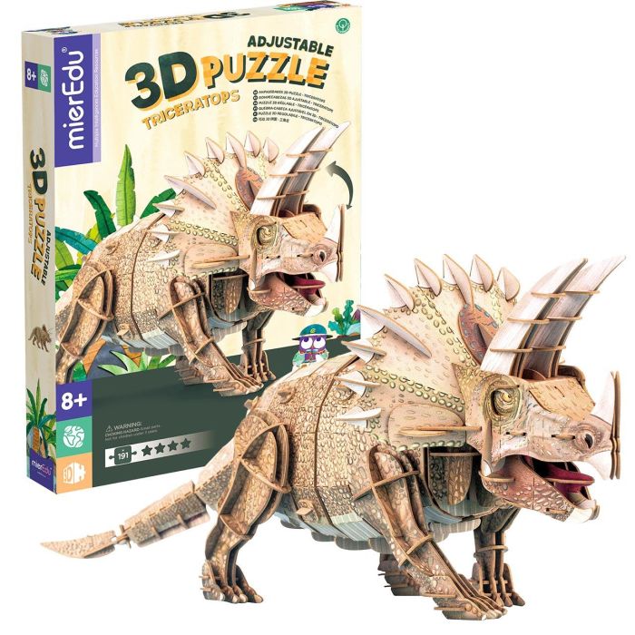 Puzzle Eco 3D Triceratops Me4242 Mieredu