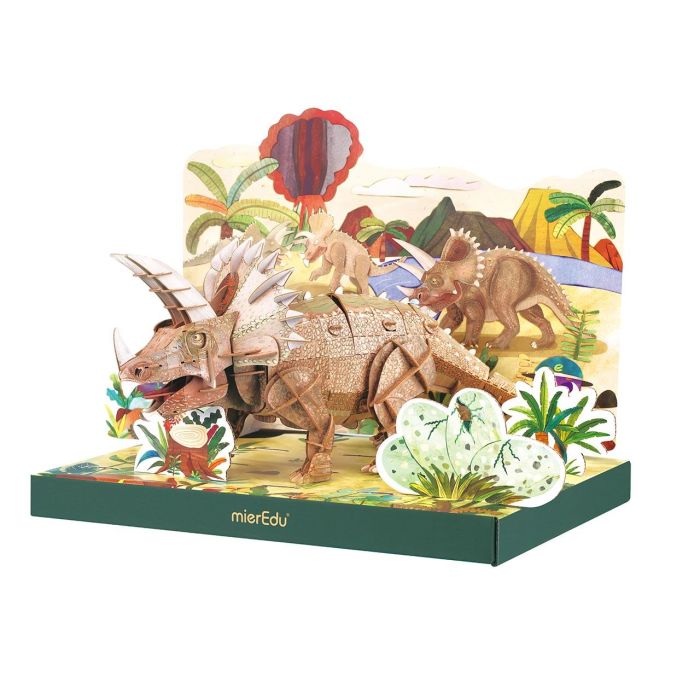 Puzzle Eco 3D Triceratops Me4242 Mieredu 2