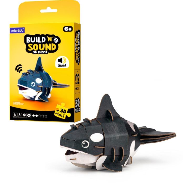 Mini Puzzle 3D Con Sonido Orca Pp1115 Mieredu