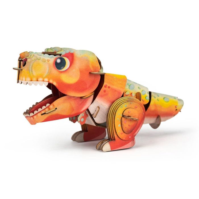 Mini Puzzle 3D Con Sonido Tyrannosaurus Rex Pp1123 Mieredu 1