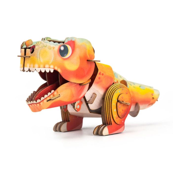 Mini Puzzle 3D Con Sonido Tyrannosaurus Rex Pp1123 Mieredu 2