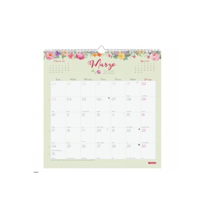 Finocam Calendario De Pared Para Escribir 300x300 mm Design 2025