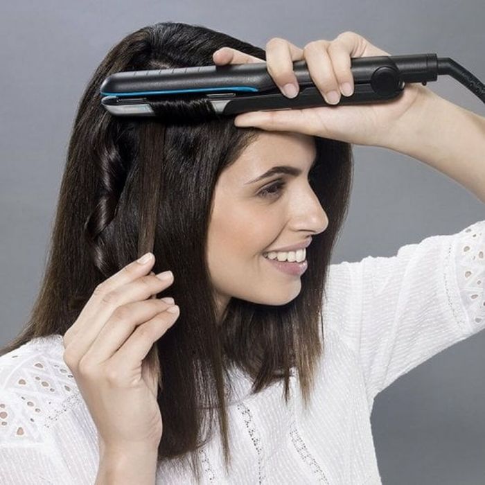 Plancha de Pelo Rowenta Liss & Curl Ultimate Shine Negro 2 Plancha de Pelo Rowenta Liss & Curl Ultimate Shine Negro 2