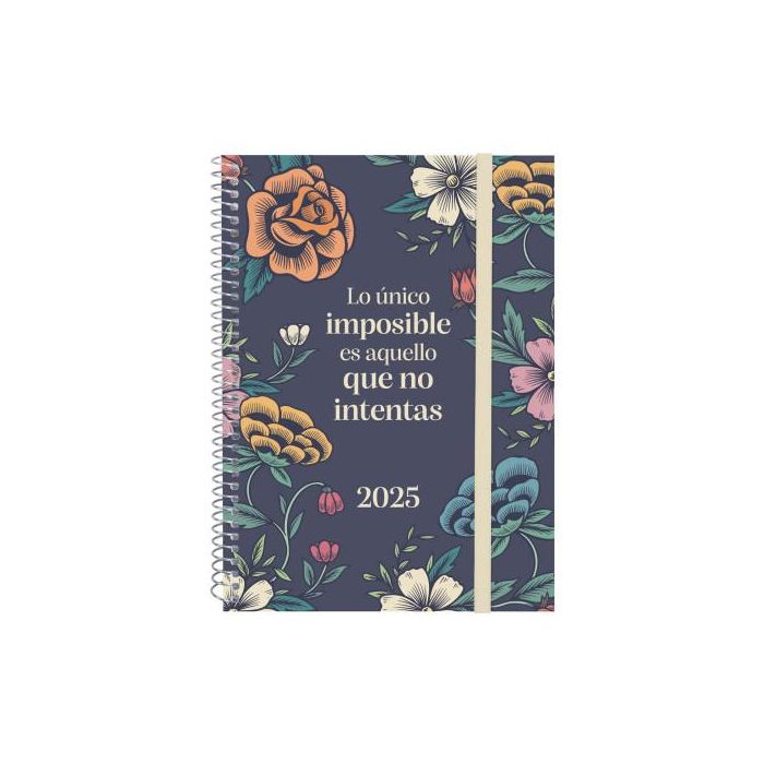 Finocam Agenda Anual Design Collection Espiral E10-155x212 mm Svh Imposible 2025