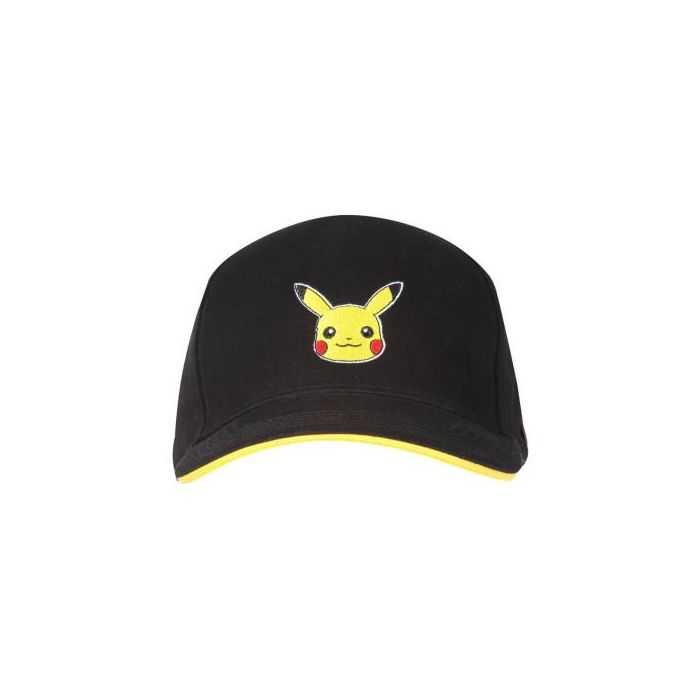 Gorra Unisex Pokémon Pikachu Badge 58 cm Negro Talla única 2