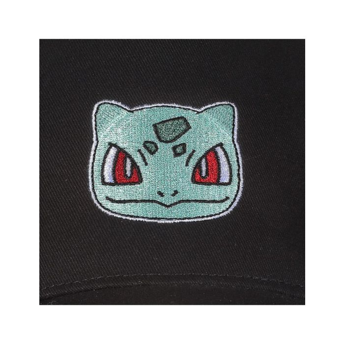 Gorra Unisex Pokémon Bulbasaur Badge 58 cm Negro Talla única 2