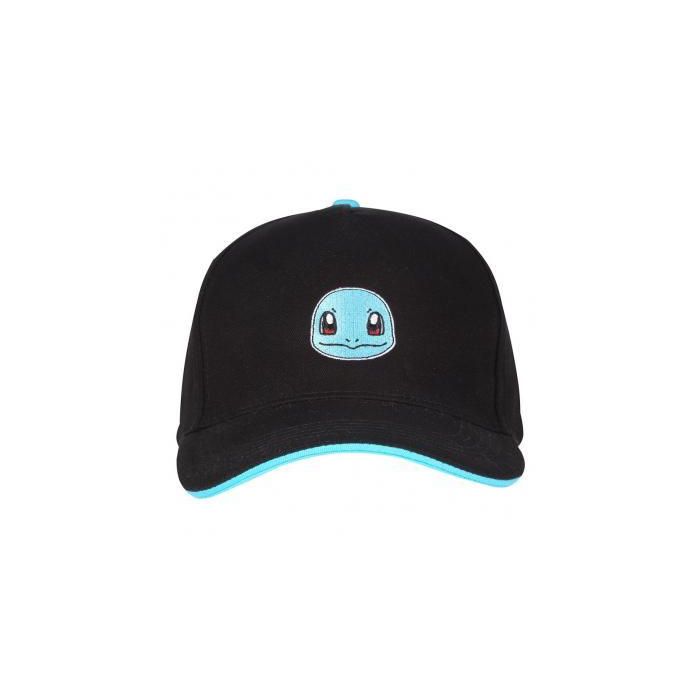 Gorra Unisex Pokémon Squirtle Badge 58 cm Negro Talla única