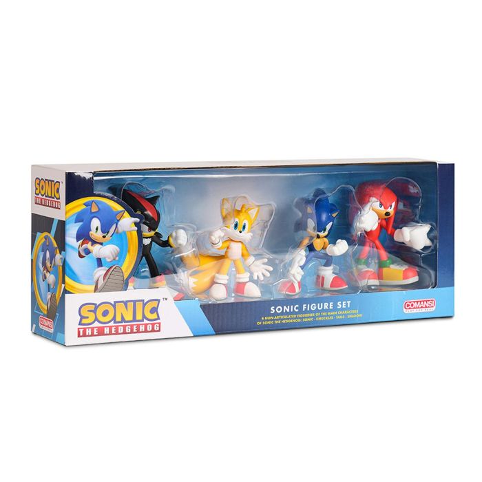 Set de Figuras Sonic 8 cm 4 Piezas 1