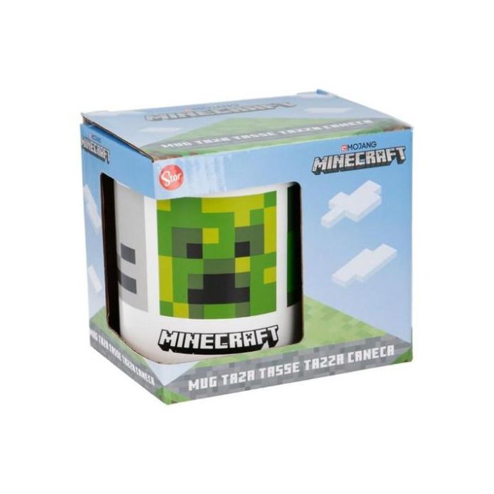 Taza ceramica minecraft en caja regalo 325 ml stor