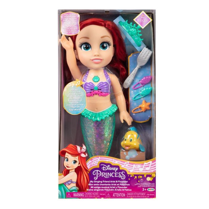 Muñeca Princesa Ariel Musical 38 Cm 224926 Jakks Pacific 4