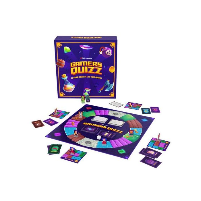 Juego De Mesa Gamer Quizz Rs573001 3D Juegos