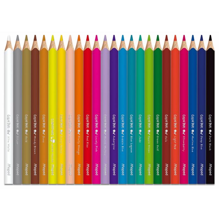 Lápices de colores Maped Colour'Peps Jumbo Multicolor 24 Piezas 1