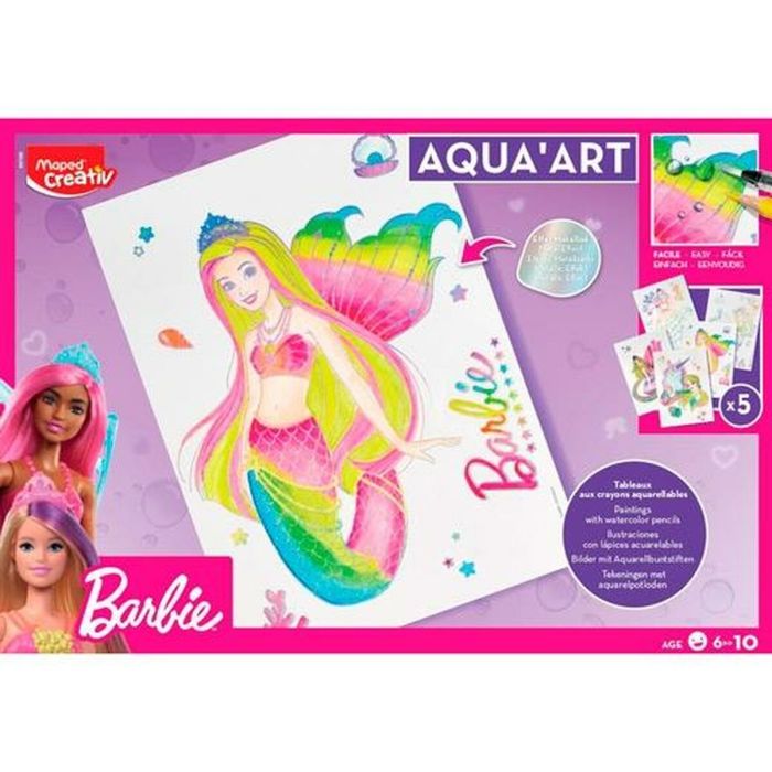 Maped Maxi set creativo aqua´art barbie +6 años