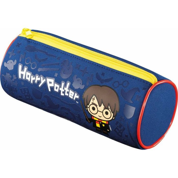 Maped Estuche Portatodo Harry Potter Kids Tubo C-Cremallera Neopreno Azul