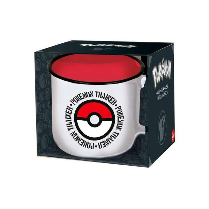 Taza ceramica desayuno 400 ml pokemon distortion en caja regalo