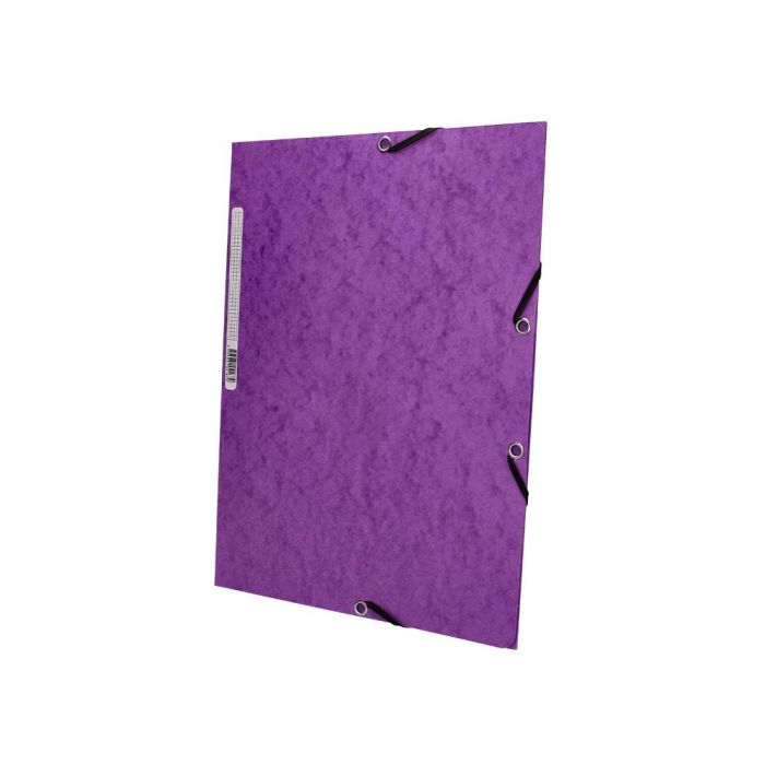 Carpeta Q-Connect Gomas Kf02171 Carton Simil-Prespan Solapas 320x243 mm Violeta 1