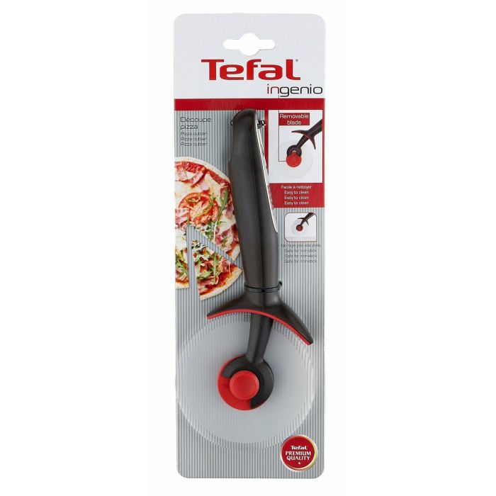 Cortador de Pizza Tefal Ingenio K2071114 Rojo/Blanco Acero Plástico 1