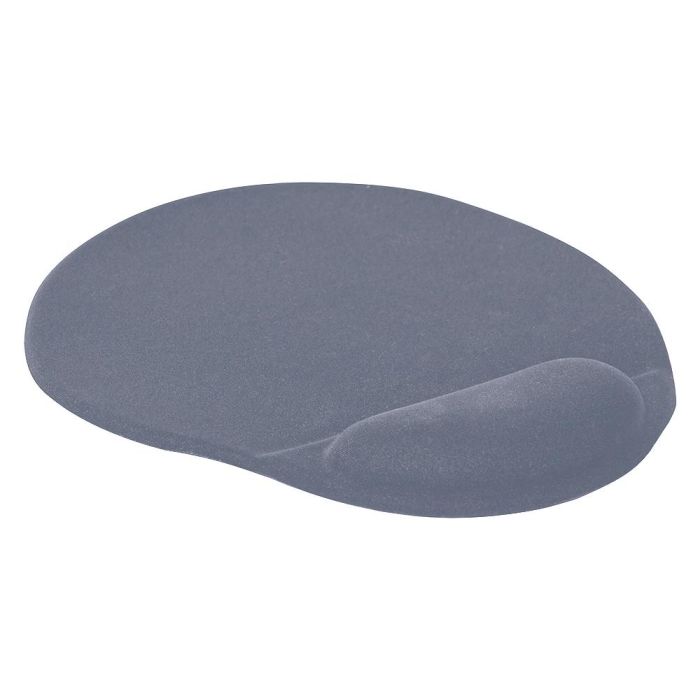 Alfombrilla Para Raton Q-Connect Con Reposamuñecas Ergonomica De Gel Gris Oscuro 262x225X25 mm 1