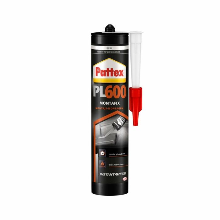 Adhesivo para acabados Pattex pi600 montafix Beige 300 ml Pasta 3