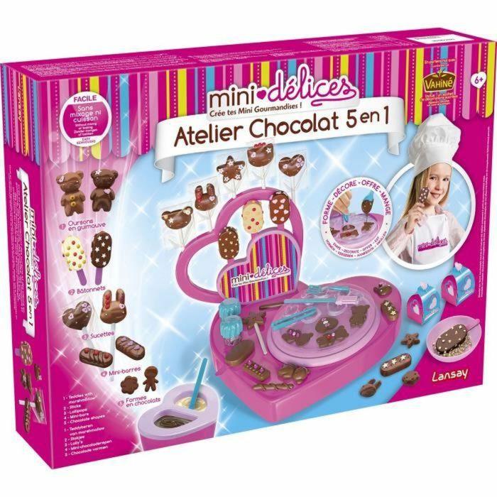 Caja Registradora de Juguete Lansay  Mini Delights Cooking Game My Super Chocolate Workshop 5