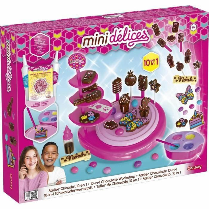 Mini Délices - Taller de Chocolate 10 En 1 - Actividades Artísticas - Cocina Creativa - A partir de 6 años - Lansay