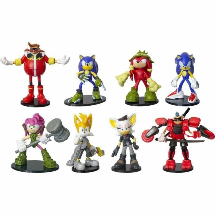 Figuras Articuladas Sonic Prime 8 Piezas 2