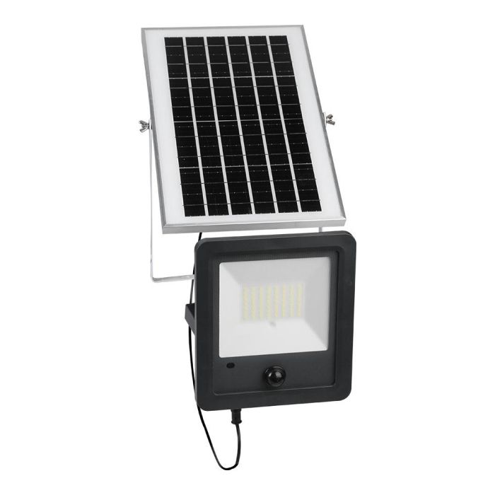 Foco proyector solar con sensor 100w 1.200lm 6.500k edm 2
