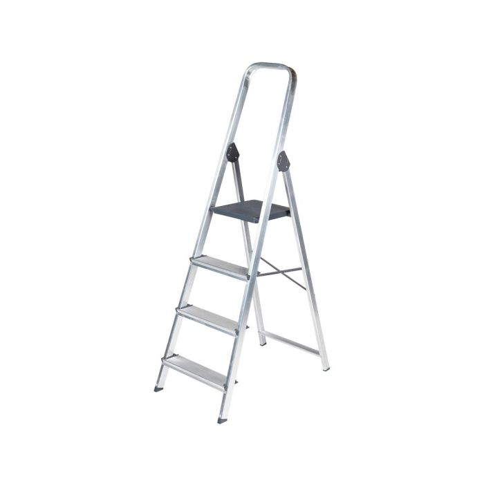 Escalera Q-Connect De Aluminio 4 Peldaños 860x462X1470 mm Peso Maximo 150 kg En-131 1