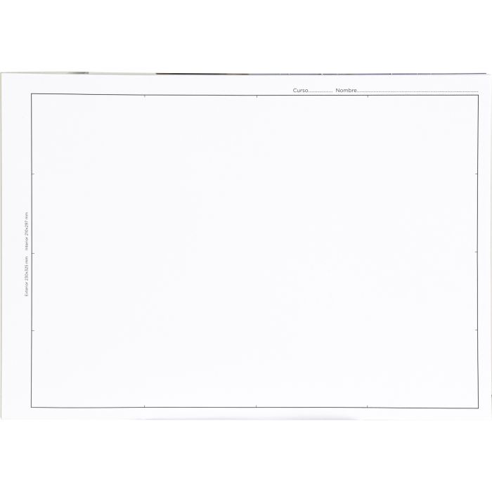 Bloc Dibujo Liderpapel Lineal Encolado 230x325 mm 20 Hojas 130 gr-M2 Sin Recuadro 5 unidades 2