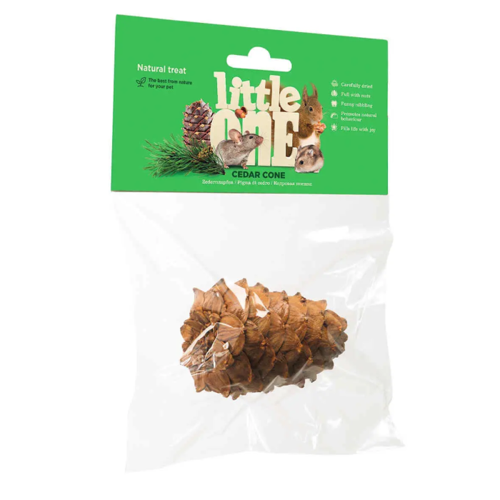 Littleone Treat Toy Cono De Cedro 8x50 gr