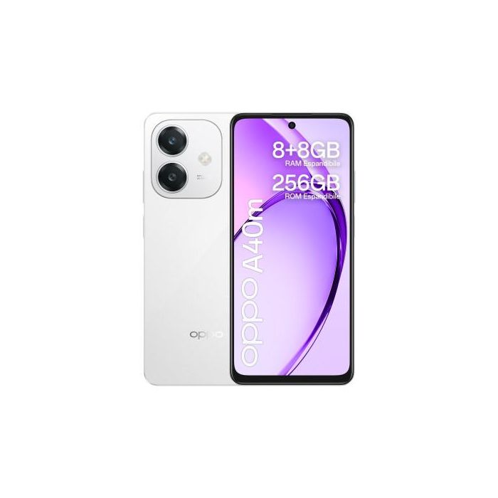 Smartphone Oppo A40 8GB/ 256GB/ 6.67"/ Blanco