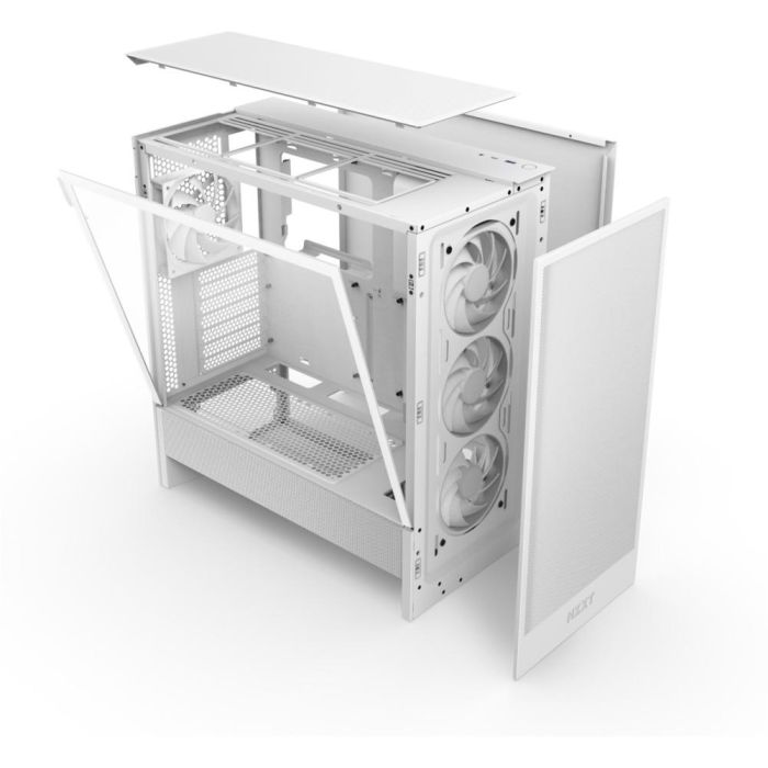 Caja NZXT H5 Flow (2024) White Rgb CC-H52FW-R1 1