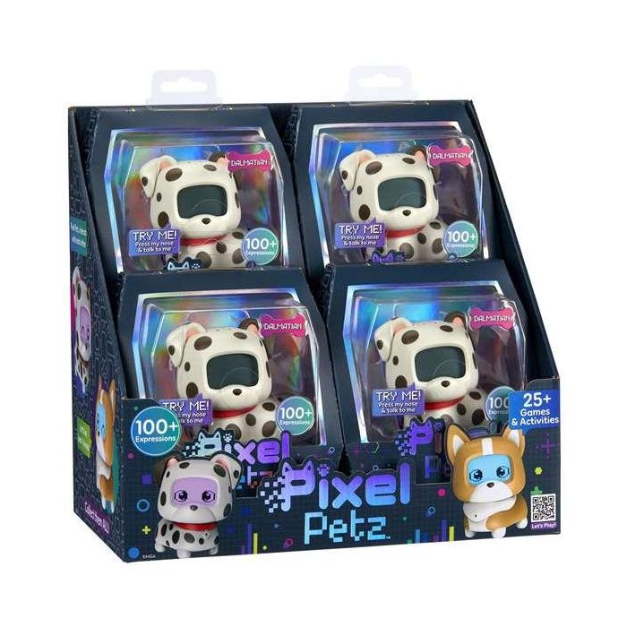 Mascota interactiva Pixel Petz. Adapta su personalidad en función de tus interacciones.Responde a tu voz. 14.60x7.62x13.97 cm 5